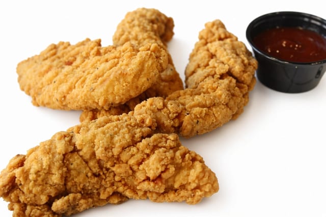 4 Chicken Strips.